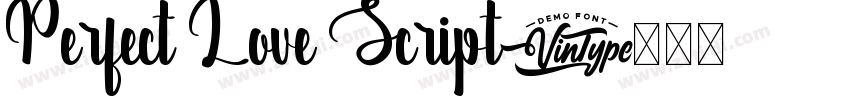 Perfect Love Script字体转换